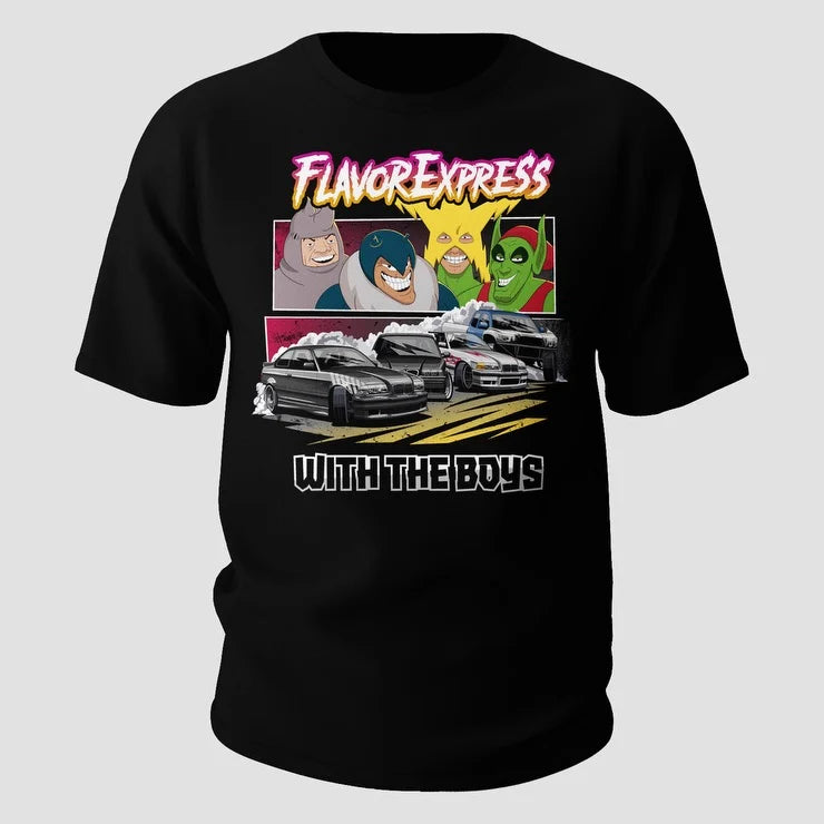 FLAVOR EXPRESS WITH THE BOYS T-SHIRT