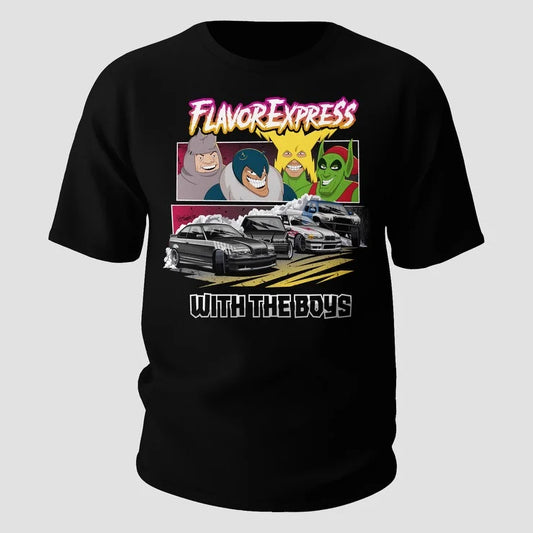 FLAVOR EXPRESS WITH THE BOYS T-SHIRT